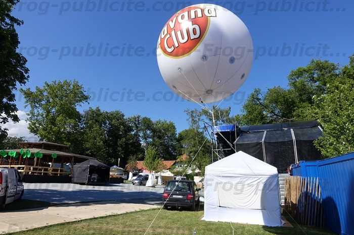 Structure Hélium publicitaire : Ballon géant